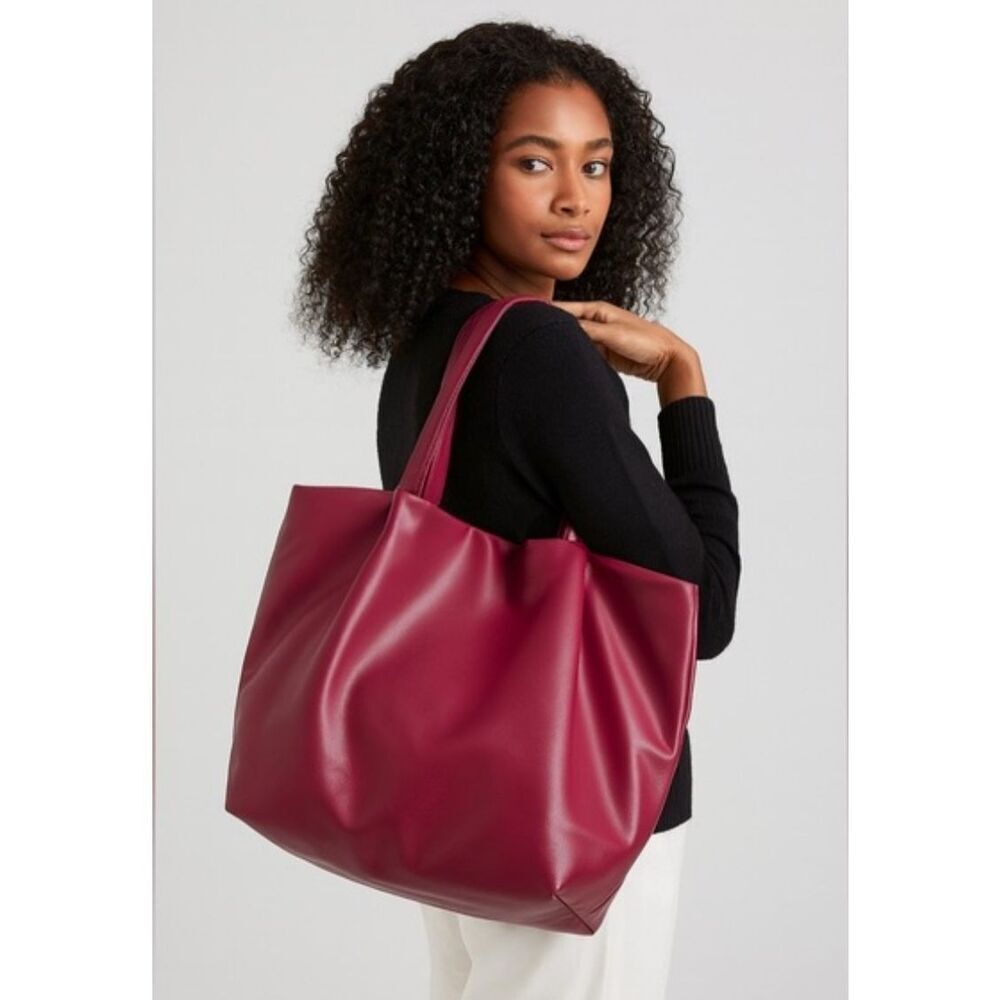 Neiman Marcus Faux Leather Tote NWOT